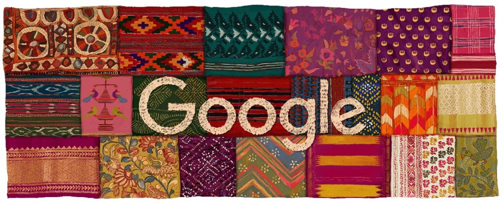 On Independence Day Google doodle pays tribute to India’s rich textile heritage