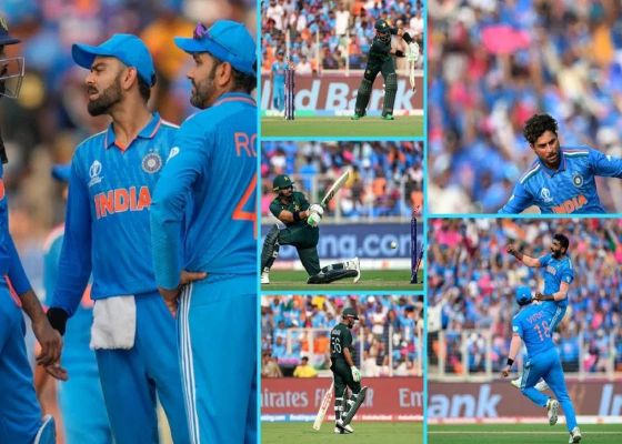 Pakistan bowled out for India's bowling storm